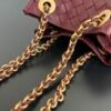 BO-VE Chain parachute 817175 sheepskin women bag 21cm BV VB