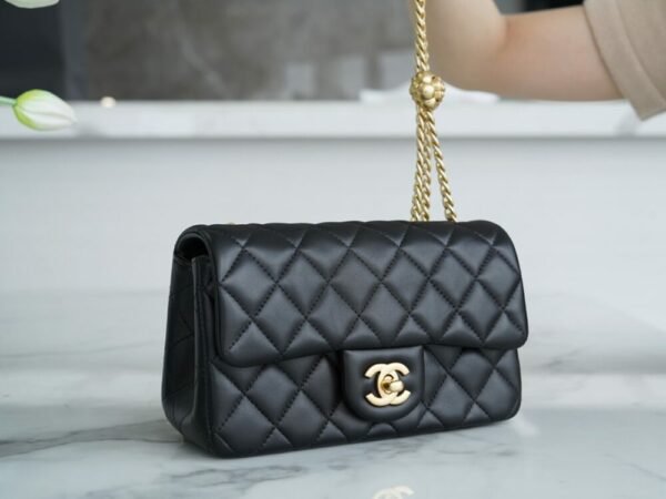 CHL 23S Spring and Summer New Camellia Mini Black 20cm