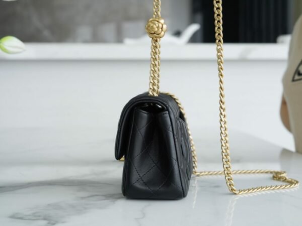 CHL 23S Spring and Summer New Camellia Mini Black 20cm