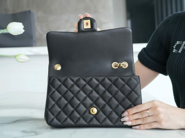 CHL 23S Spring and Summer New Camellia CF Small Black 23.5cm