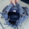 CHL 24s Spring/Summer New Denim 22mini bag Grey-blue 20cm