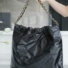 CHL 22p Spring and Summer New 22 Handbag Medium Black Gold Buckle 42cm
