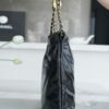 CHL 22p Spring and Summer New 22 Handbag Medium Black Gold Buckle 42cm
