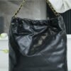 CHL 22p Spring and Summer New 22 Handbag Large Black Gold Buckle 48cm