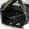 CHL 22p Spring and Summer New 22 Handbag Large Black Gold Buckle 48cm