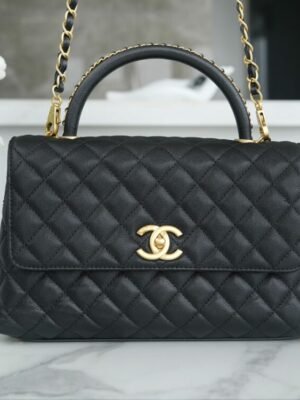 CHL 23P coco handle black medium 29cm