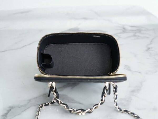 wsxc1742923623679_6 CHL 23k autumn and winter new "small double C" handle long box black 17cm