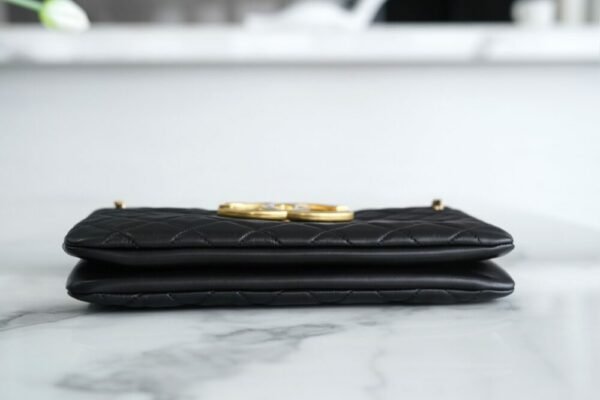 wsxc1742924380964_5 CHL 24c Retro Large Logo Horizontal Shopping Bag Black 26.5cm