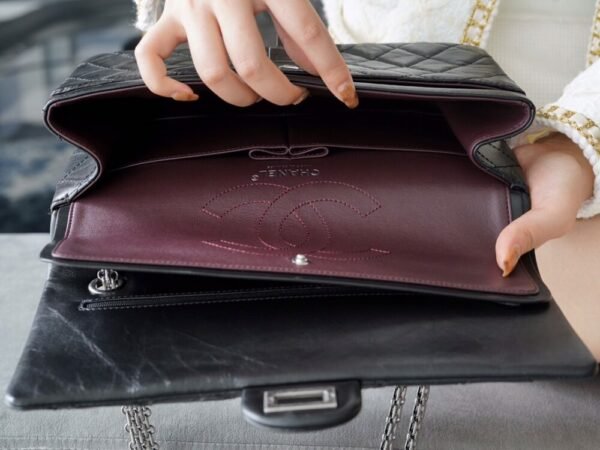 wsxc1742924794944_4 CHL 2.55 Large Genuine Leather Black Silver 28cm