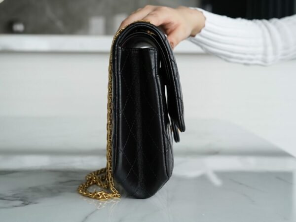 wsxc1742924965522_2 CHL 2.55 Large genuine leather black gold 28cm