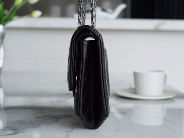 wsxc1742925109177_5 CHL 2.55 Small genuine leather black silver 24cm