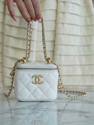 CHL Double Gold Ball Mini Box Bag 11cm