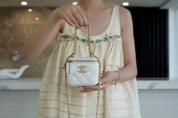 CHL Double Gold Ball Mini Box Bag 11cm