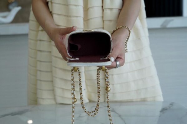 CHL Double Gold Ball Mini Box Bag 11cm