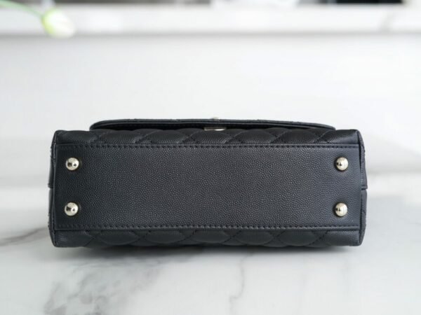 wsxc1742929231600_7 CHL coco handle small size leather handle black gold 24cm