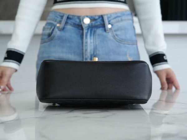 CHL 24p pearl chain, large size, black 19.5cm