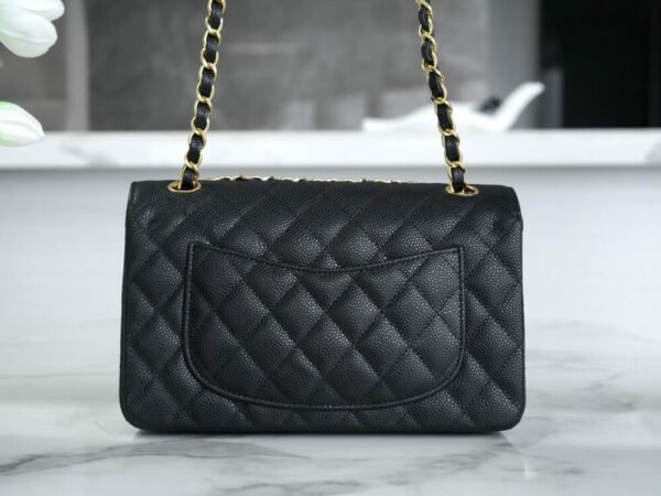 CHL Classic Flap Black Bull Gold Small 23cm