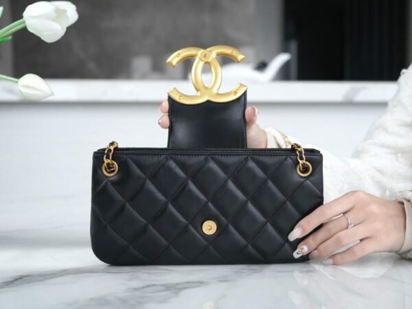 wsxc1742934320114_5 CHL 24c original lambskin retro big logo baguette bag 24cm