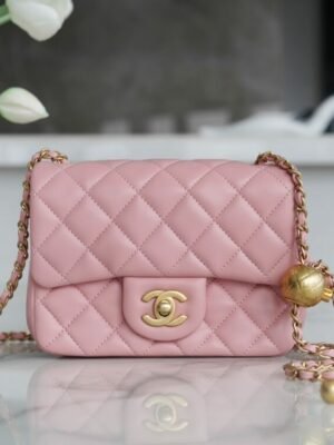 CHL 23k Metal Ball Square Fatty pink 18cm