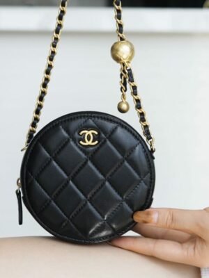 CHL Metal Ball Series Small Round Cake Black 12cm