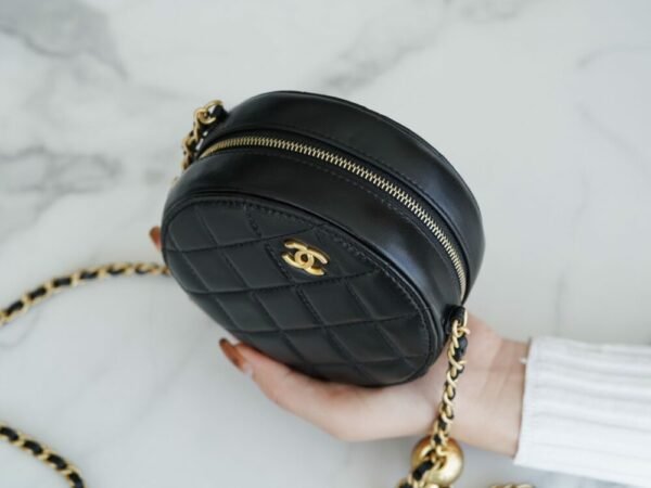 CHL Metal Ball Series Small Round Cake Black 12cm