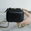 CHL Metal Ball Series Mini Box Bag Black 11cm