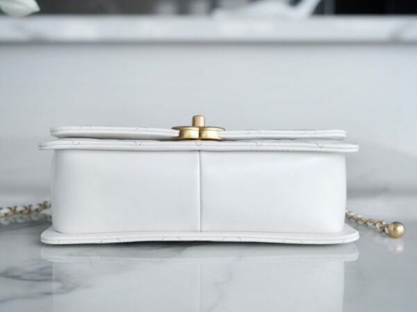 CHL 24c original calfskin double gold ball 22cm white