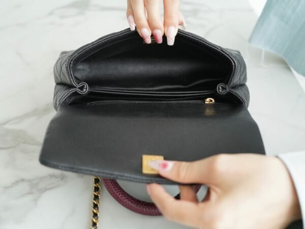 CHL CoCo handle lizard handle black small 24cm