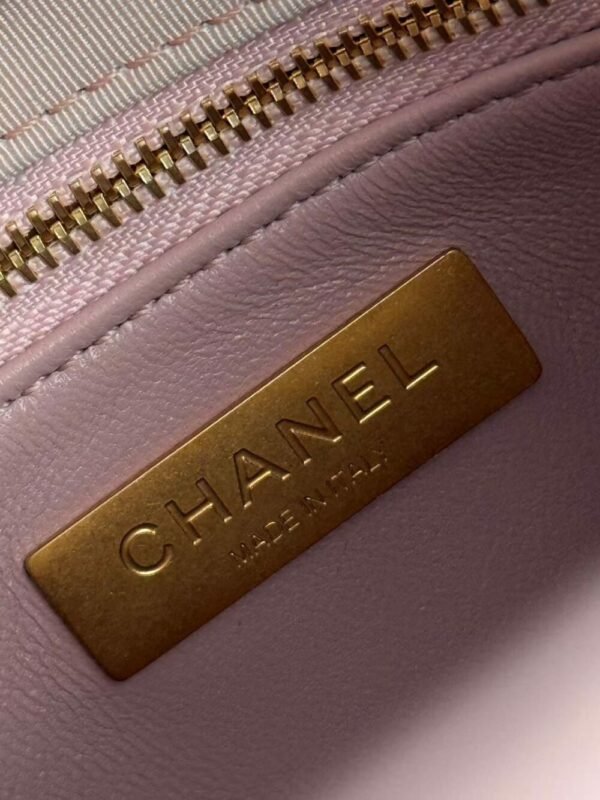 CHL Ohanel 25P mini 31bag pink suede 23cm