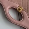 CHL Ohanel 25P mini 31bag pink suede 23cm