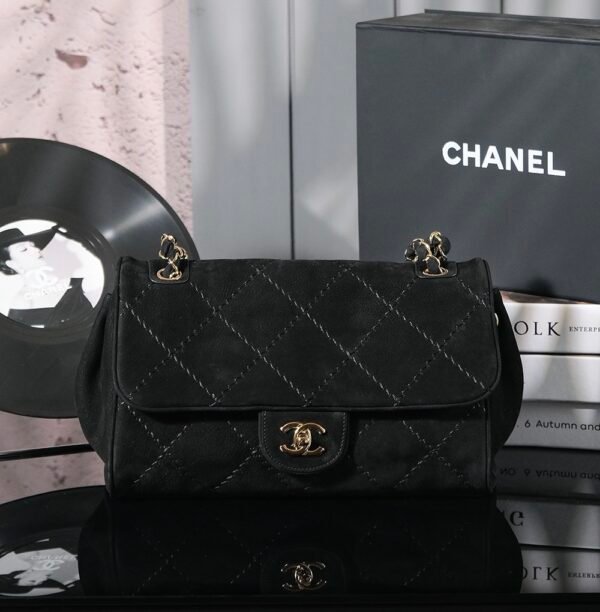 CHL Matte leather twist chain knot shoulder strap 26cm