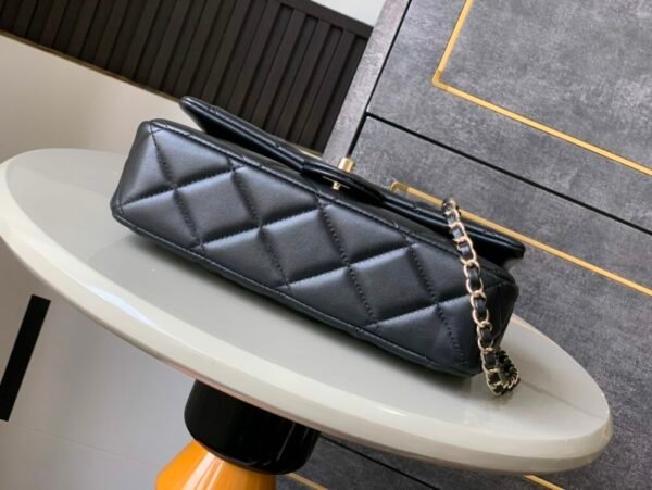 CHL OHANEL 25P CF pearl bag inlaid with diamond handle large mini 23.5cm 5368