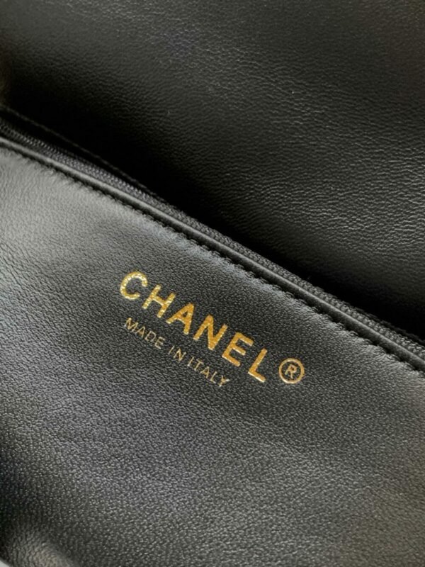 CHL OHANEL 25P CF pearl bag inlaid with diamond handle large mini 23.5cm 5368