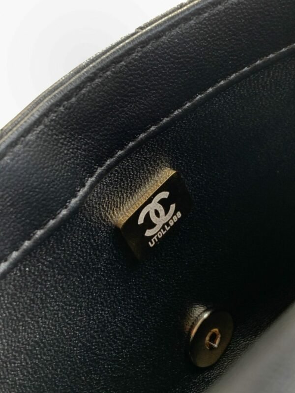 CHL OHANEL 25P CF pearl bag inlaid with diamond handle large mini 23.5cm 5368