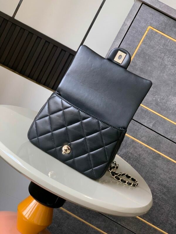 CHL OHANEL 25P CF pearl bag inlaid with diamond handle large mini 18.5cm 5367