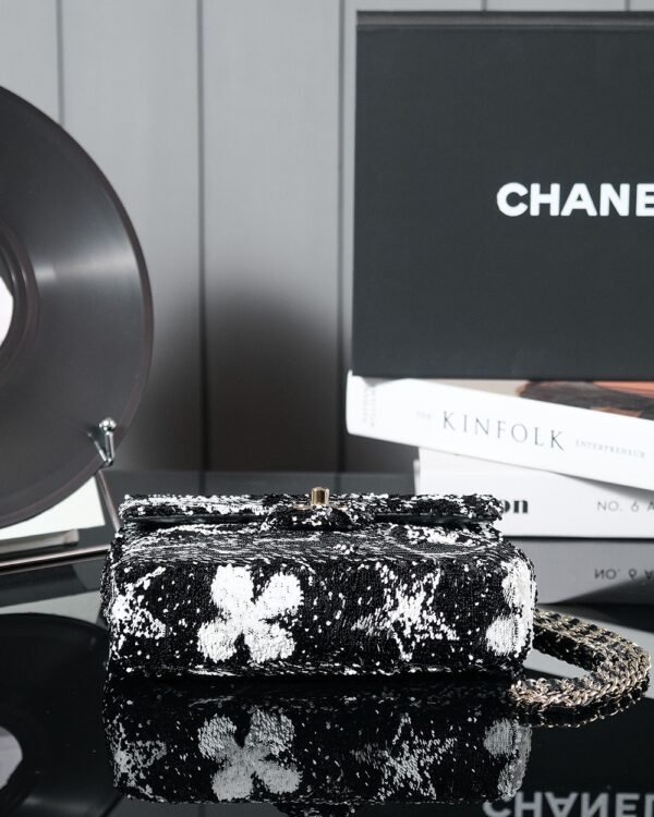CHL 24b bow sequin bag 21cm