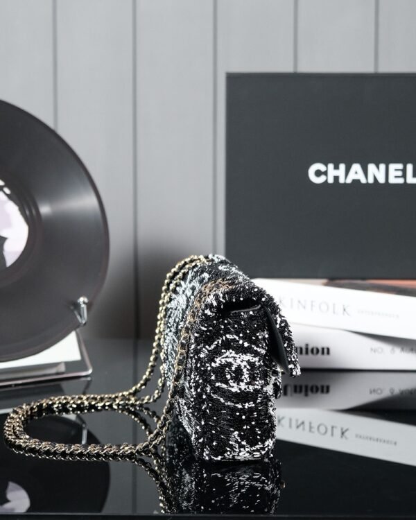 CHL 24b bow sequin bag 21cm