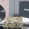 CHL 25c Handmade Sequined Flap Bag 21cm cf