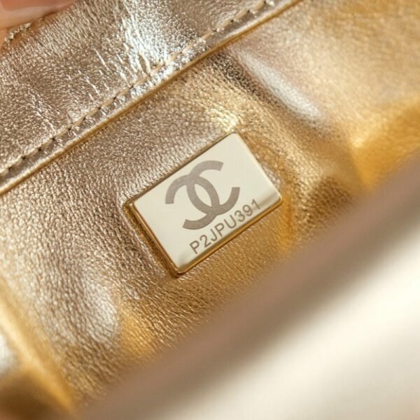 CHL 25c Handmade Sequined Flap Bag 21cm cf