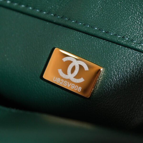 CHL 25c Handmade Sequined Flap Bag 21cm cf