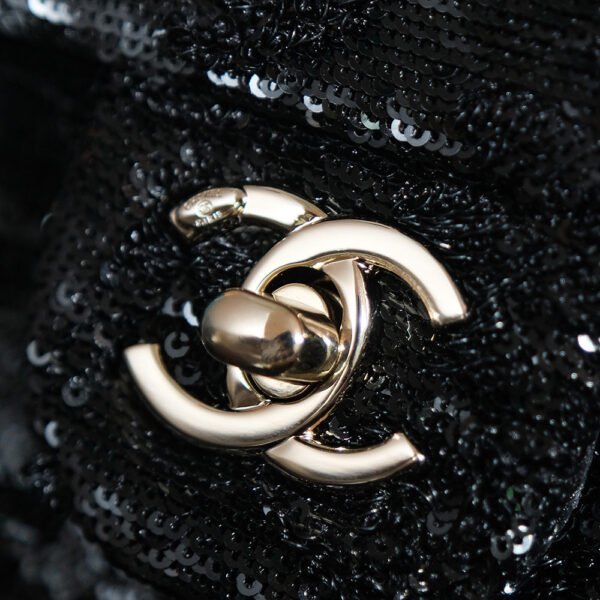 CHL 24k sequin logo beaded bag autumn and winter 20cm cf