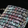 CHL 25c Handmade Sequined Flap Bag 21cm cf