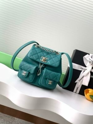 CHL 23A Cowhide Little Frog Backpack AS3787 17.5cm