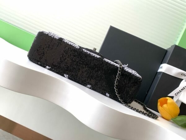 CHL Limited edition sequin black and white wave CF AS2407 25cm