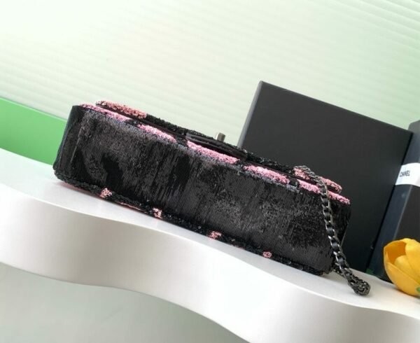 CHL Limited edition sequin black and white wave CF AS2407 25cm