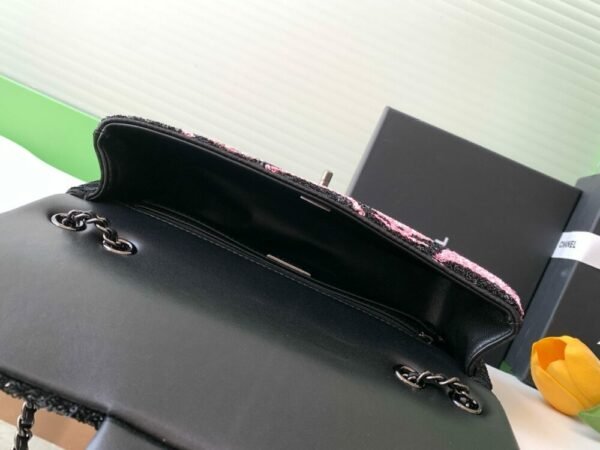 CHL Limited edition sequin black and white wave CF AS2407 25cm