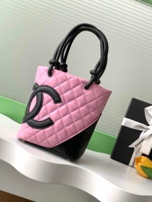 CHL Panda basket bag double C logo handbag AS6335 20cm