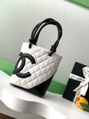 CHL Panda basket bag double C logo handbag AS6335 20cm
