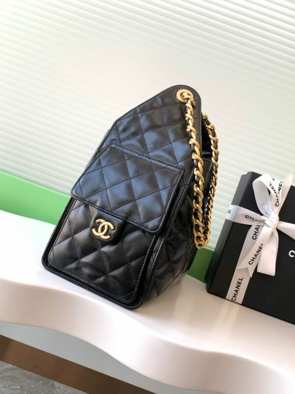CHL 25c cowhide hip-hop bag chanel hobo underarm bag AS5293 30cm