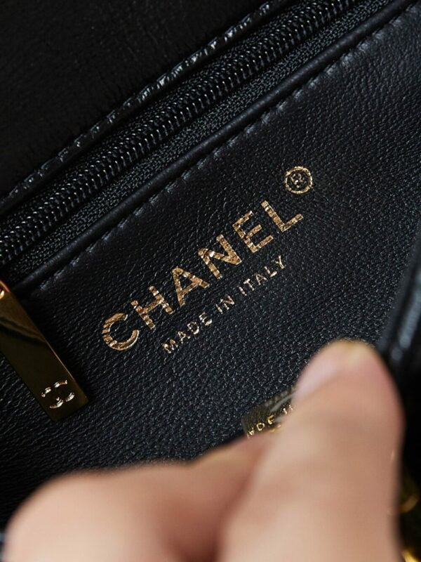 CHL 24b black gold chain handle AS5032 19cm